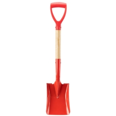 SPADE,Metal Head,Wooden Shaft Plastic Handle,29in 2 Asst Col