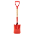 SPADE,Metal Head,Wooden Shaft Plastic Handle,29in 2 Asst Col