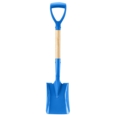 SPADE,Metal Head,Wooden Shaft Plastic Handle,29in 2 Asst Col