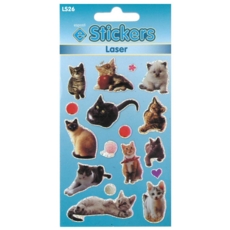 STICKERS,Laser Cats & Kittens