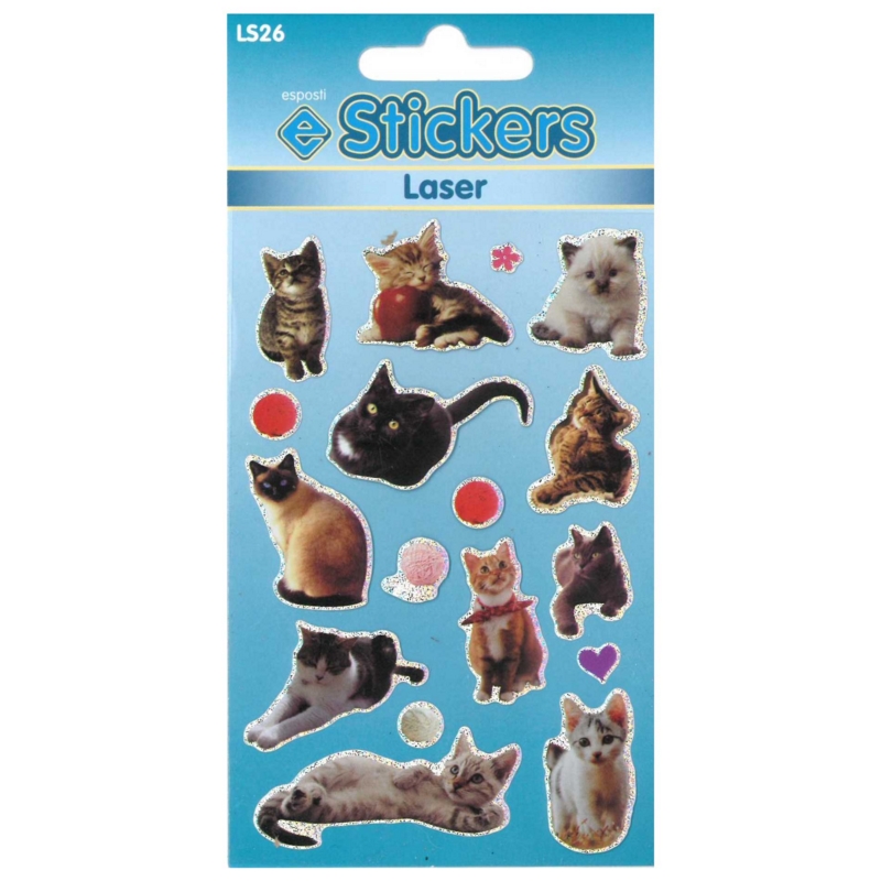 STICKERS,Laser Cats & Kittens