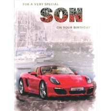 BIRTHDAY CARDS,Son 6's Car and Boats
