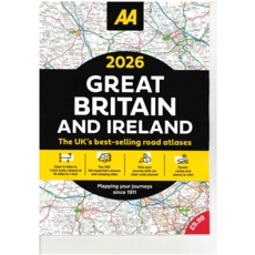 AA ROAD ATLAS,A3 Great Britain & Ireland 2026 Flashed £9.99