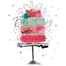 BIRTHDAY CARD, Shimmer Cake