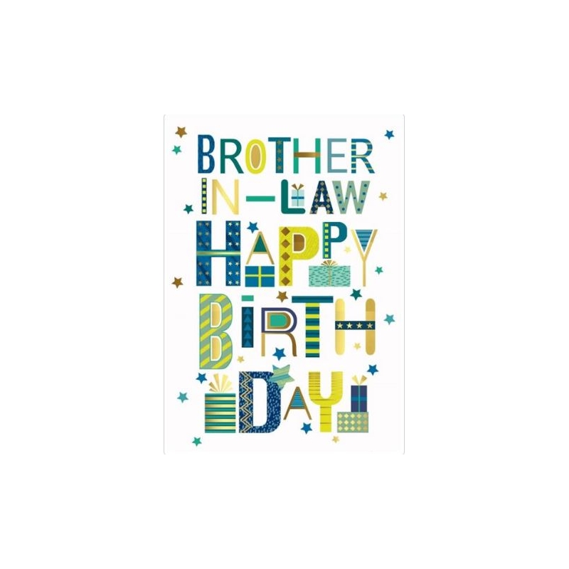 BIRTHDAY CARDS,Brother in Law 6