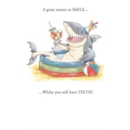 BLANK CARDS,6's Shark At The Beach
