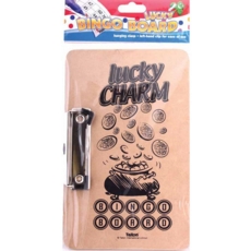 BINGO CLIPBOARD Lucky Charm Side Clip 145 x 240mm A5 H/pk