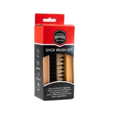 SHOE BRUSH SET,Twin Pack H/pk Box
