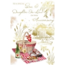 ANNIVERSARY CARDS, Son & Dau in Law 6's Country Picnic