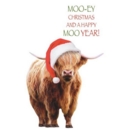 BLANK CARDS,Humour 6's Funimals Xmas Highland Cow