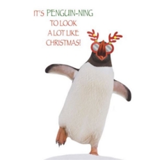 BLANK CARDS,Humour 6's Funimals Xmas Penguin