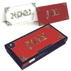 BOXED CARDS,Foliage Text Slim 15's